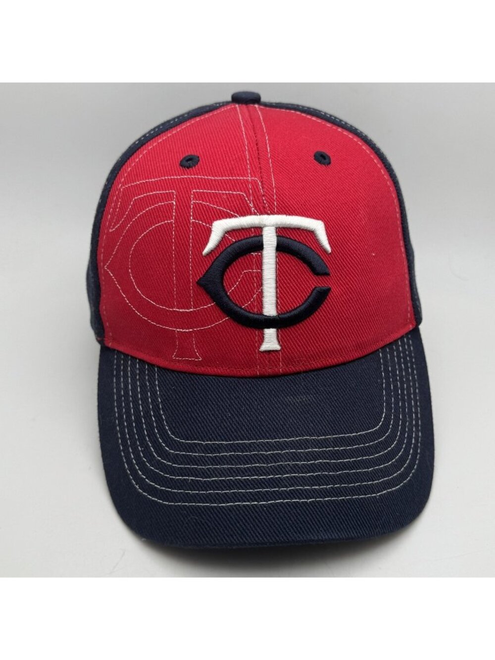 Minnesota Twins MLB Baseball Cap Hat Red Navy Blue Adjustable TC Logo Official
